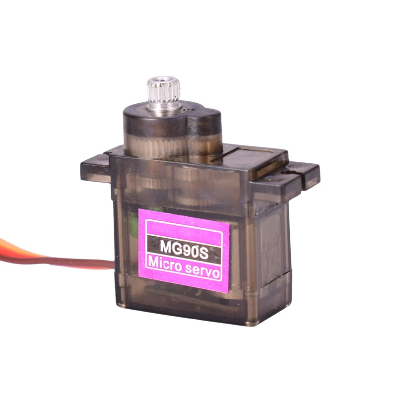 4pcs/lot MG90S Metal Gear Digital 9g Servo For RC Helicopter Airplane Boat Car RC Robot
