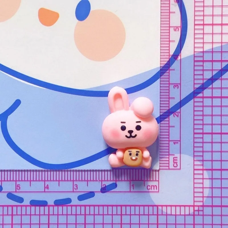 BT21 Koya RJ Shooky Man Tata Chimmy Cooky DIY Cartoon Cute Shoe Buckle Three-dimensional Shoe Flower Decoration Detachable