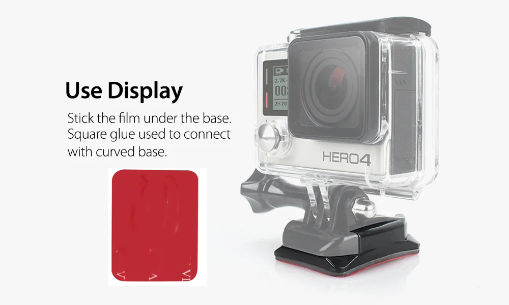 For Gopro Accessories Extension Selfie Stick Helmet Arm Bracket Mount Curved aluminum CNC for Go Pro Hero 13 12 DJI Action 4