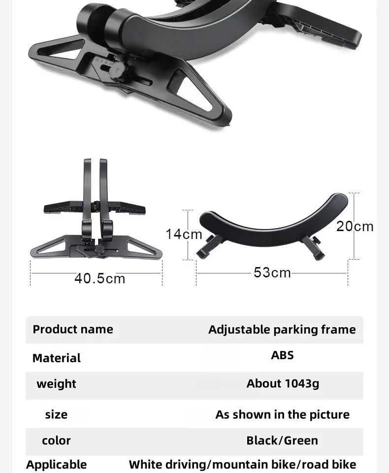 Adjustable Bike Parking Rack Floor Bike Rack MTB Road Bike Display Rack Bike Support Rack for Home Garage and Parking Space