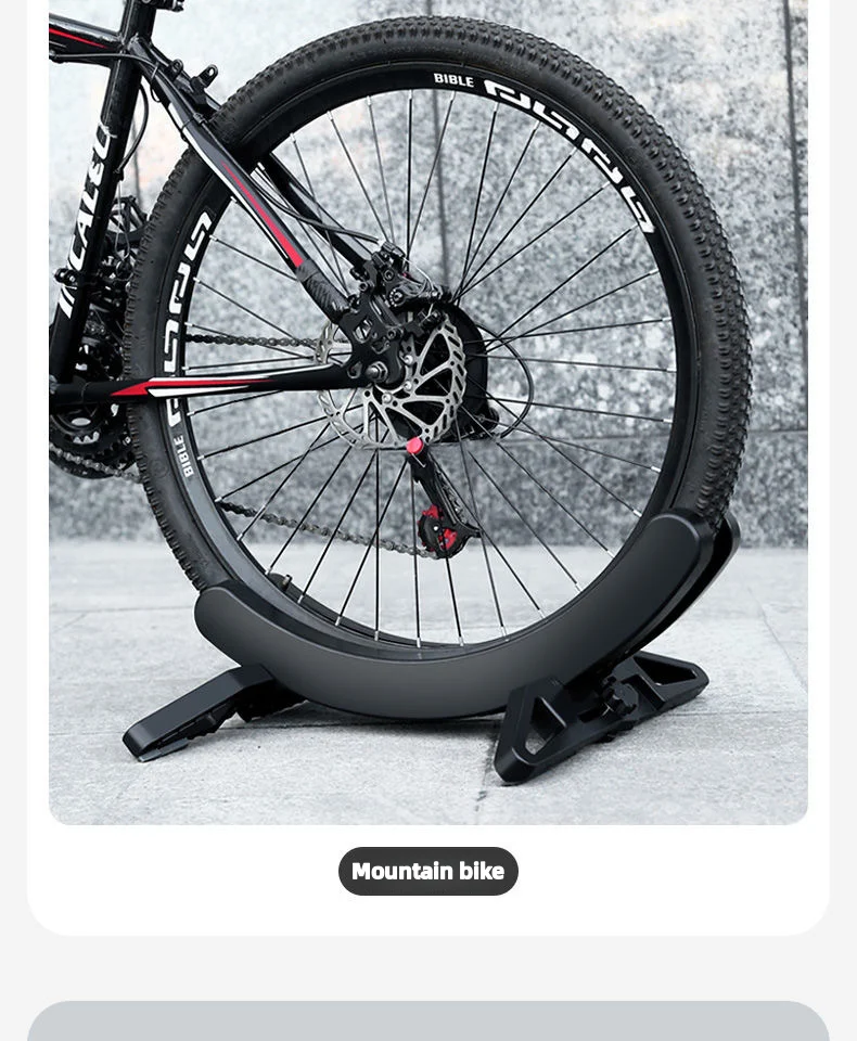 Adjustable Bike Parking Rack Floor Bike Rack MTB Road Bike Display Rack Bike Support Rack for Home Garage and Parking Space