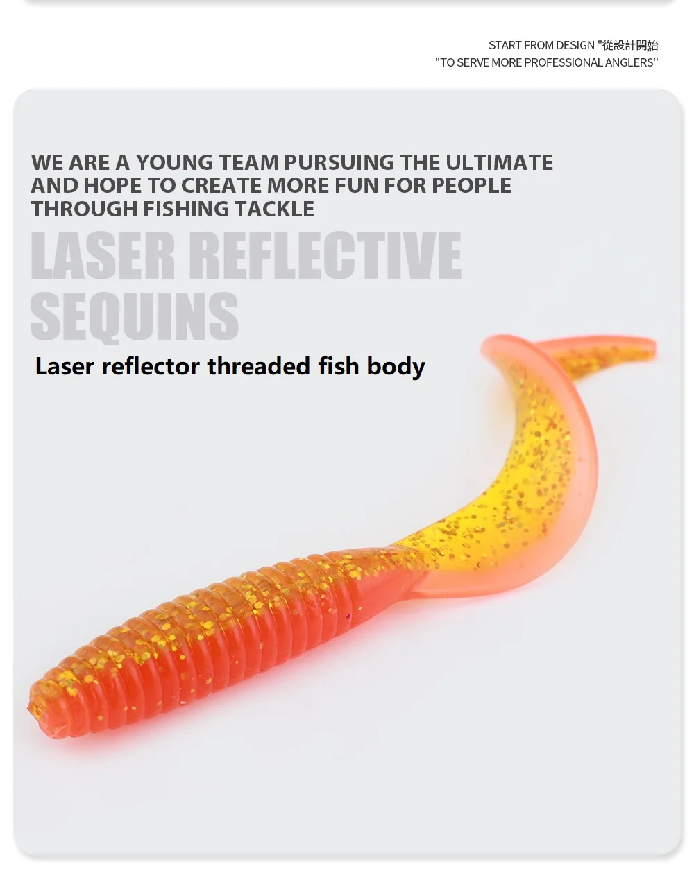 10pcs/lot Two Color Spiral Soft Bait 65mm/2.4g Shrimp Flavor Artificial Jig Wobblers Silicone Swimbait Carp Bass Fishing Tackle