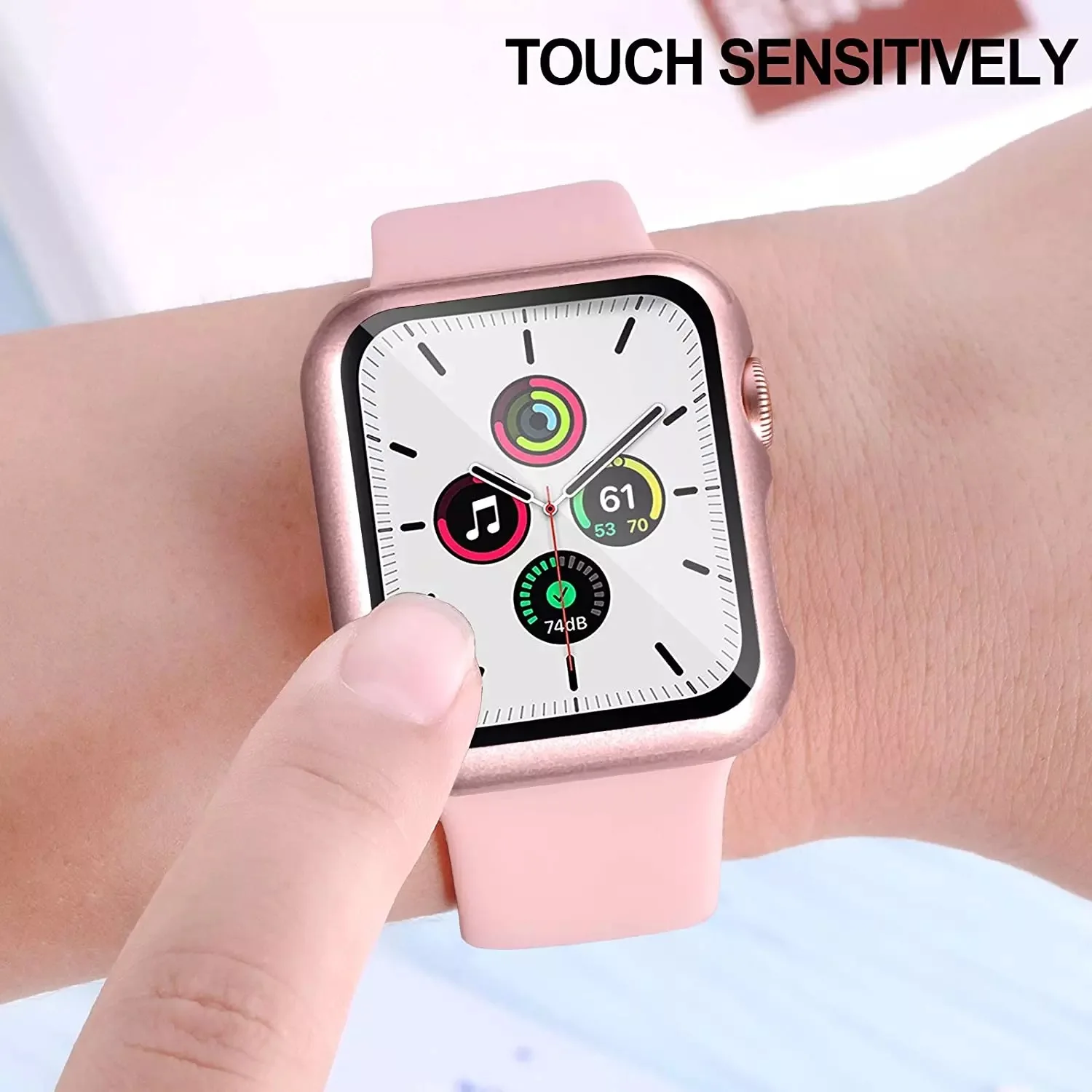 Case For Apple Watch Band 44mm 40mm 42mm 38mm 40 44mm 9 8 7 6 SE 5 4 3 Screen Protector PC Bumper iWatch 45mm 41mm Ultra 2 49mm