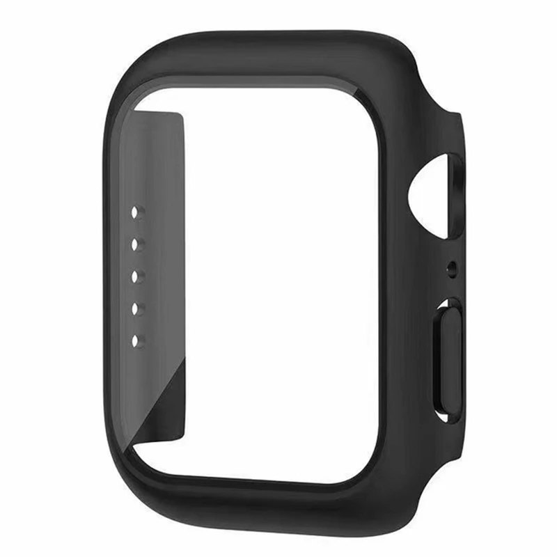 Case For Apple Watch Band 44mm 40mm 42mm 38mm 40 44mm 9 8 7 6 SE 5 4 3 Screen Protector PC Bumper iWatch 45mm 41mm Ultra 2 49mm