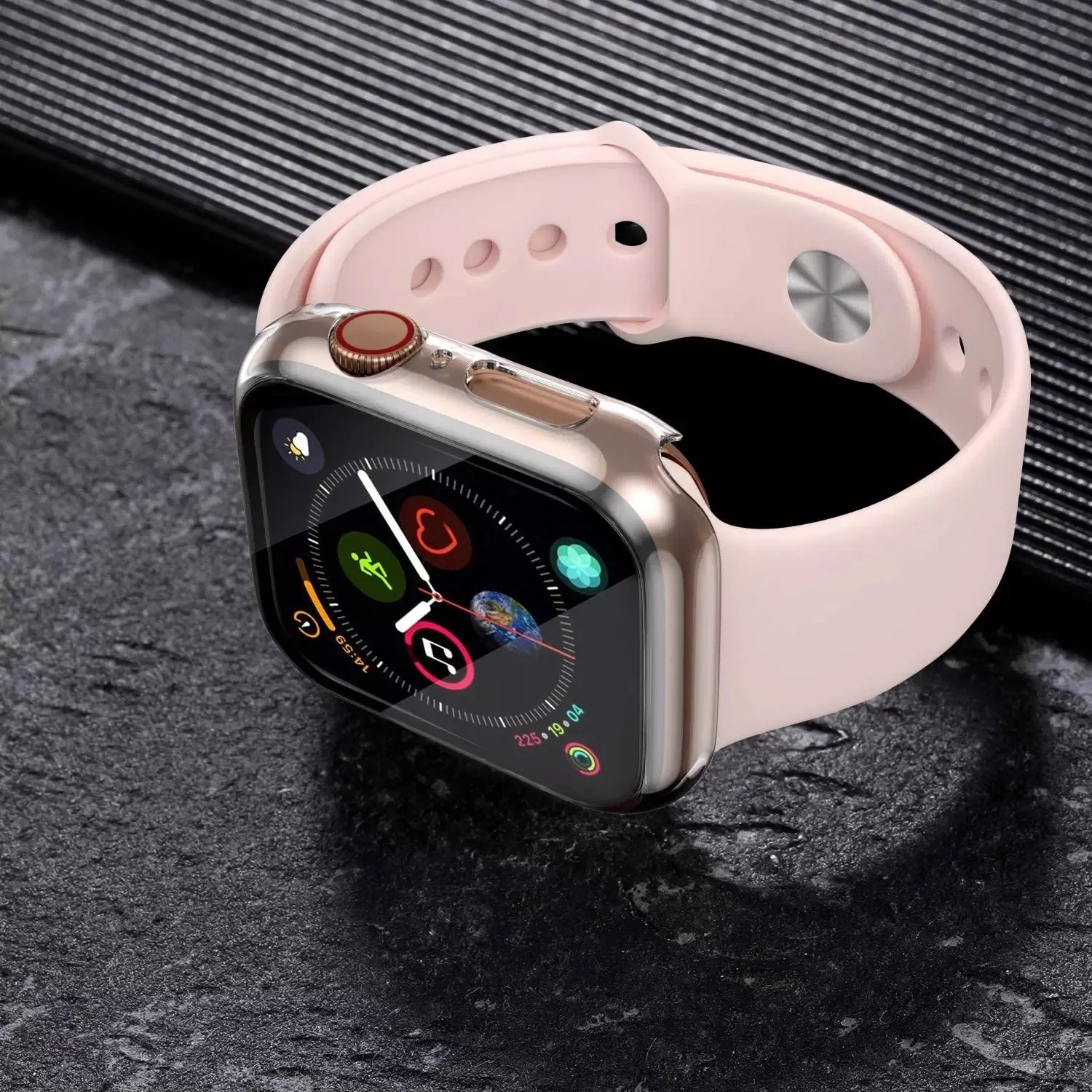 Case For Apple Watch Band 44mm 40mm 42mm 38mm 40 44mm 9 8 7 6 SE 5 4 3 Screen Protector PC Bumper iWatch 45mm 41mm Ultra 2 49mm