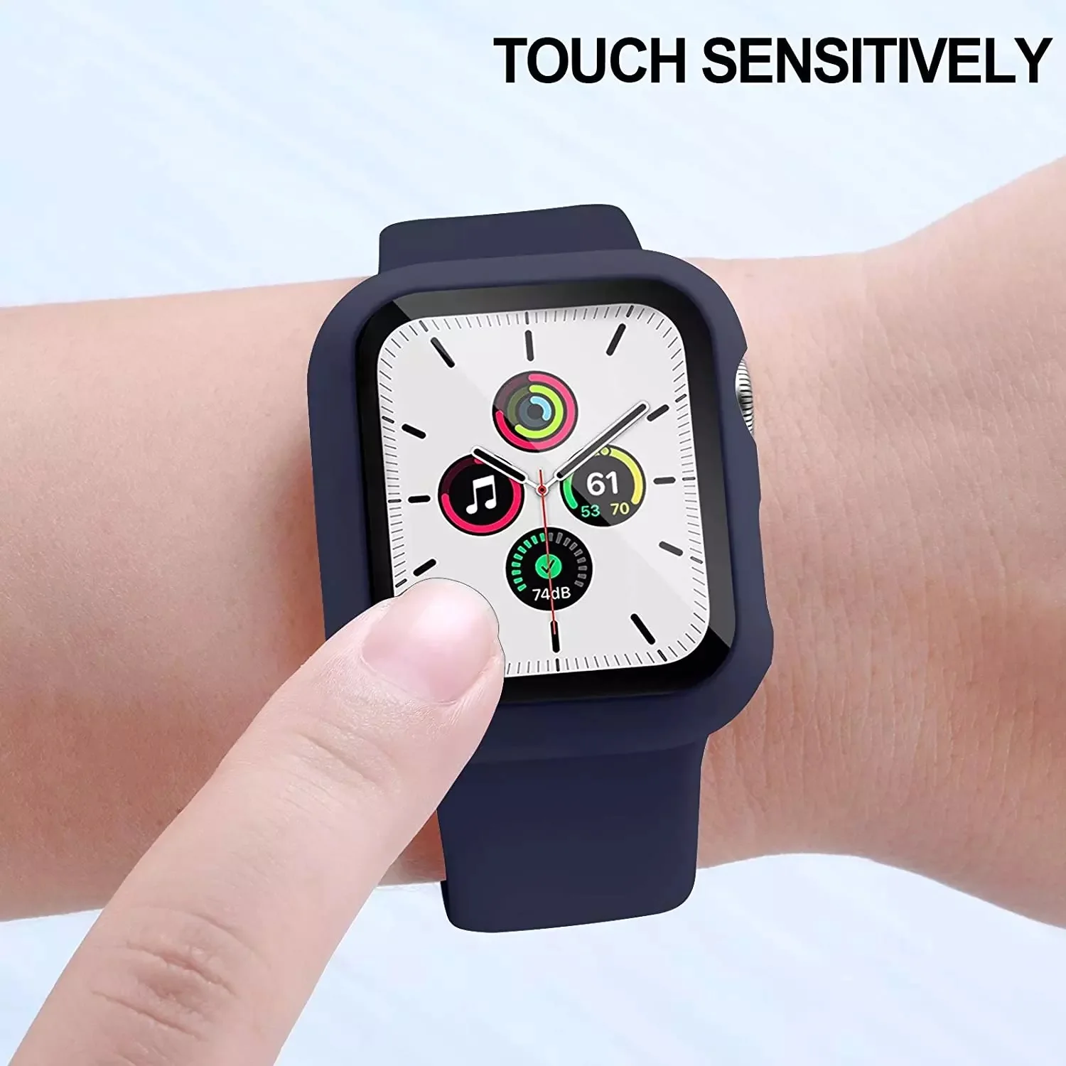 Case For Apple Watch Band 44mm 40mm 42mm 38mm 40 44mm 9 8 7 6 SE 5 4 3 Screen Protector PC Bumper iWatch 45mm 41mm Ultra 2 49mm