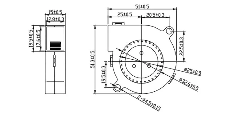 Cooling fan 3010 4010 4020 5015 mm With 2Pin Dupont Wire Cooler Wire DC 5V 12V 24V Multiple options 3D Printer raspberry pi