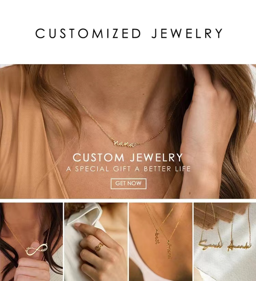 SUNIBI Stainless Steel Chain Necklace for Women Gold Color Thin Choker Bead Chain Necklace Jewelry Wholesale Dropshipping
