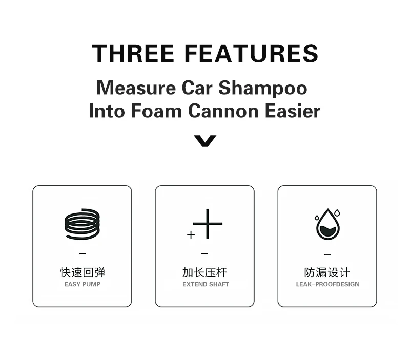 Lucullan Car Care Gallon Pump Dispenser For Bottles Leak Proof For Plastic Glass Jug Liquid Subpackage Tools