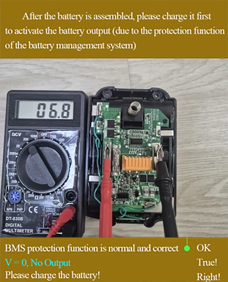 BL1830 Li-ion Battery Case Charging Protection Circuit Board PCB LED Digital Indicator Box For Makita 18V 6.0Ah Housings Shell
