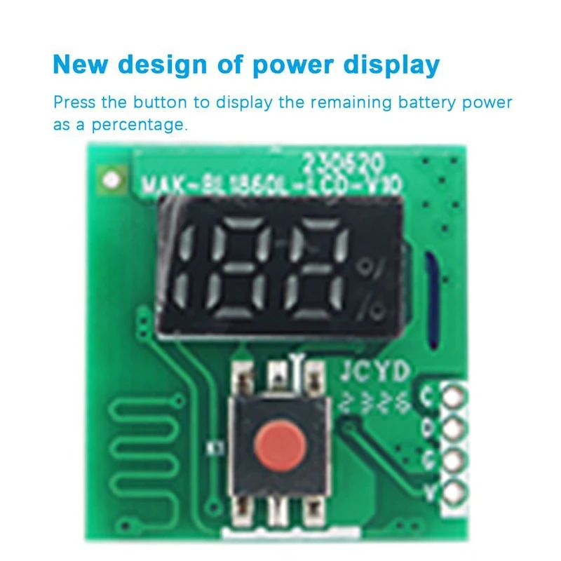 BL1830 Li-ion Battery Case Charging Protection Circuit Board PCB LED Digital Indicator Box For Makita 18V 6.0Ah Housings Shell