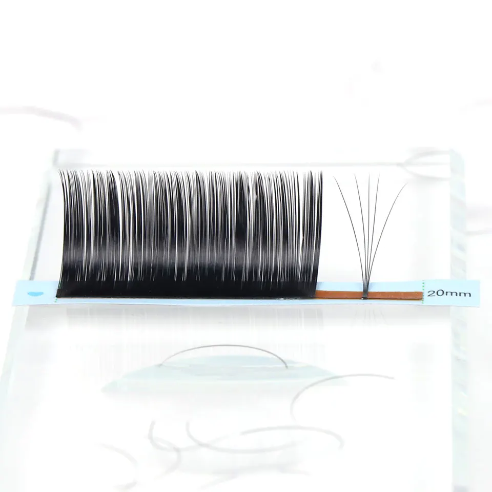 AGUUD 0.03-0.15mm Korea Silk False Mink Eyelashes Extensions Natural Soft Individual Eyelash Russian Volume Eye Lashes Cilios