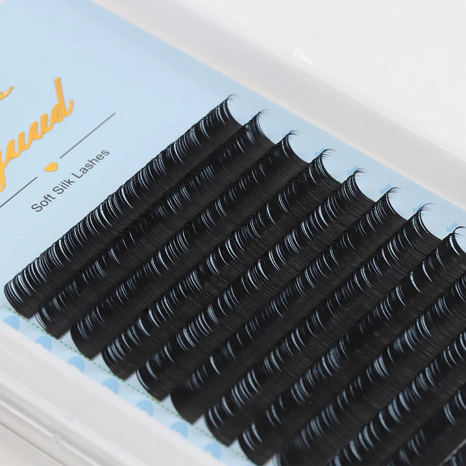 AGUUD 0.03-0.15mm Korea Silk False Mink Eyelashes Extensions Natural Soft Individual Eyelash Russian Volume Eye Lashes Cilios
