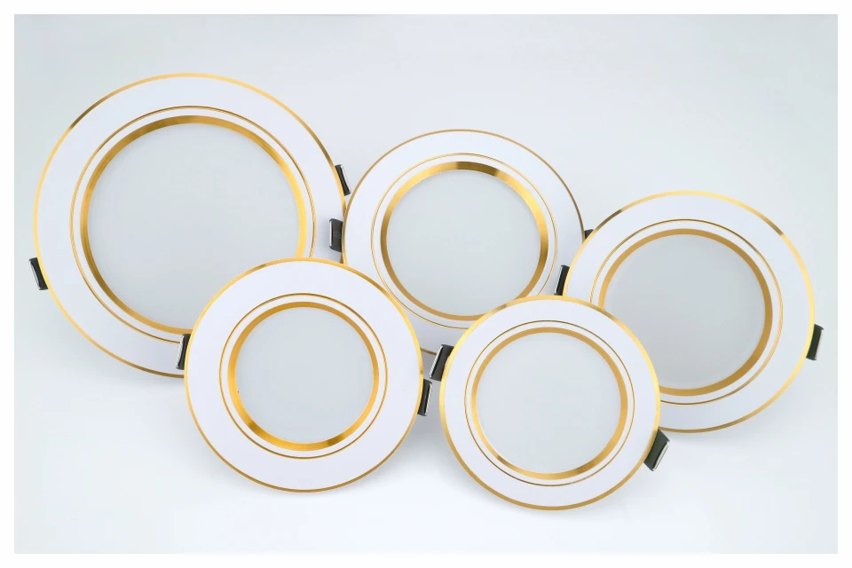5W 9W 12W 15W 18W LED Downlight 220V Ceiling Light Recessed Down Light Round LED Panel Light Cold Warm White LED Spot Light