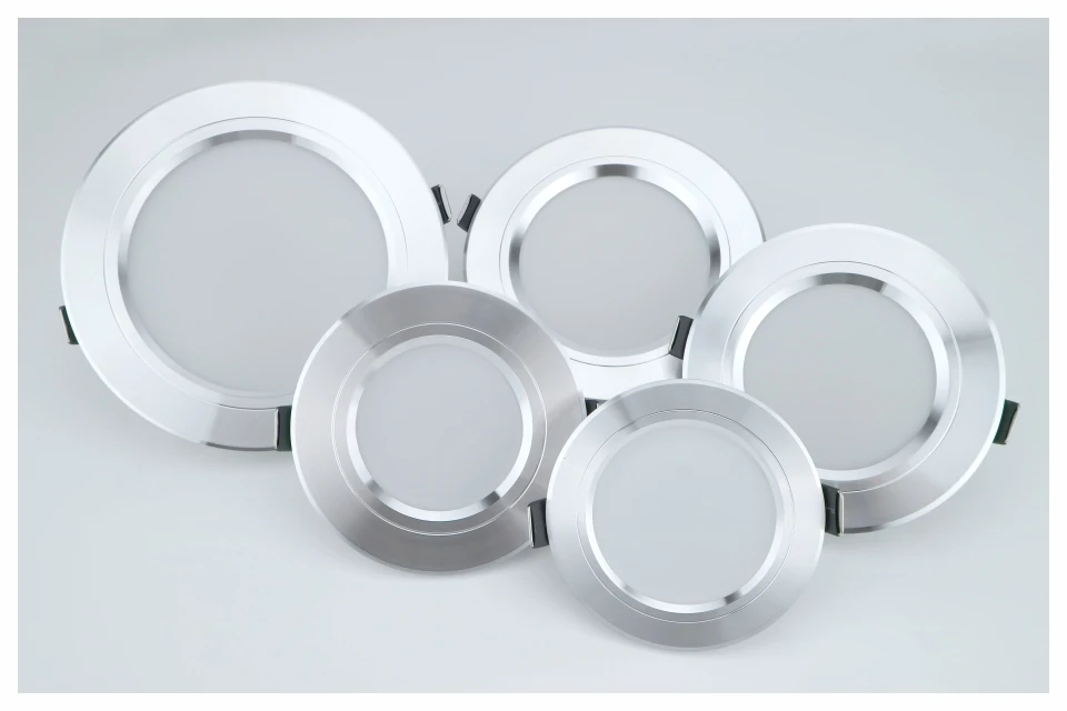 5W 9W 12W 15W 18W LED Downlight 220V Ceiling Light Recessed Down Light Round LED Panel Light Cold Warm White LED Spot Light