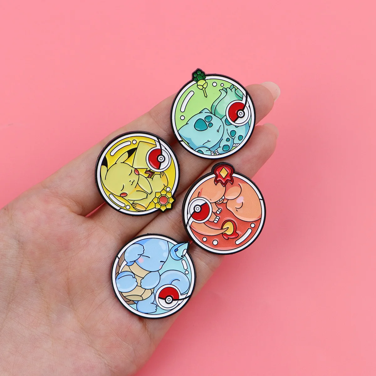 4-13pcs Cute Duck Enamel Pin Cartoon Animals Brooch For Coat Brooch Set Fashion Lapel Badges Jewelry Gift for Friends