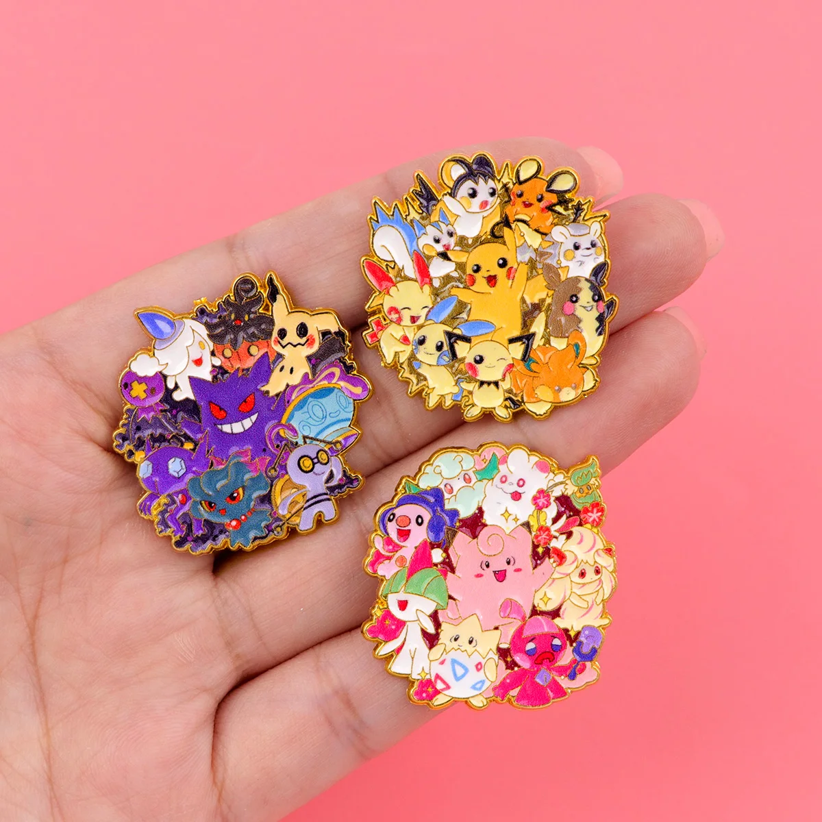 4-13pcs Cute Duck Enamel Pin Cartoon Animals Brooch For Coat Brooch Set Fashion Lapel Badges Jewelry Gift for Friends