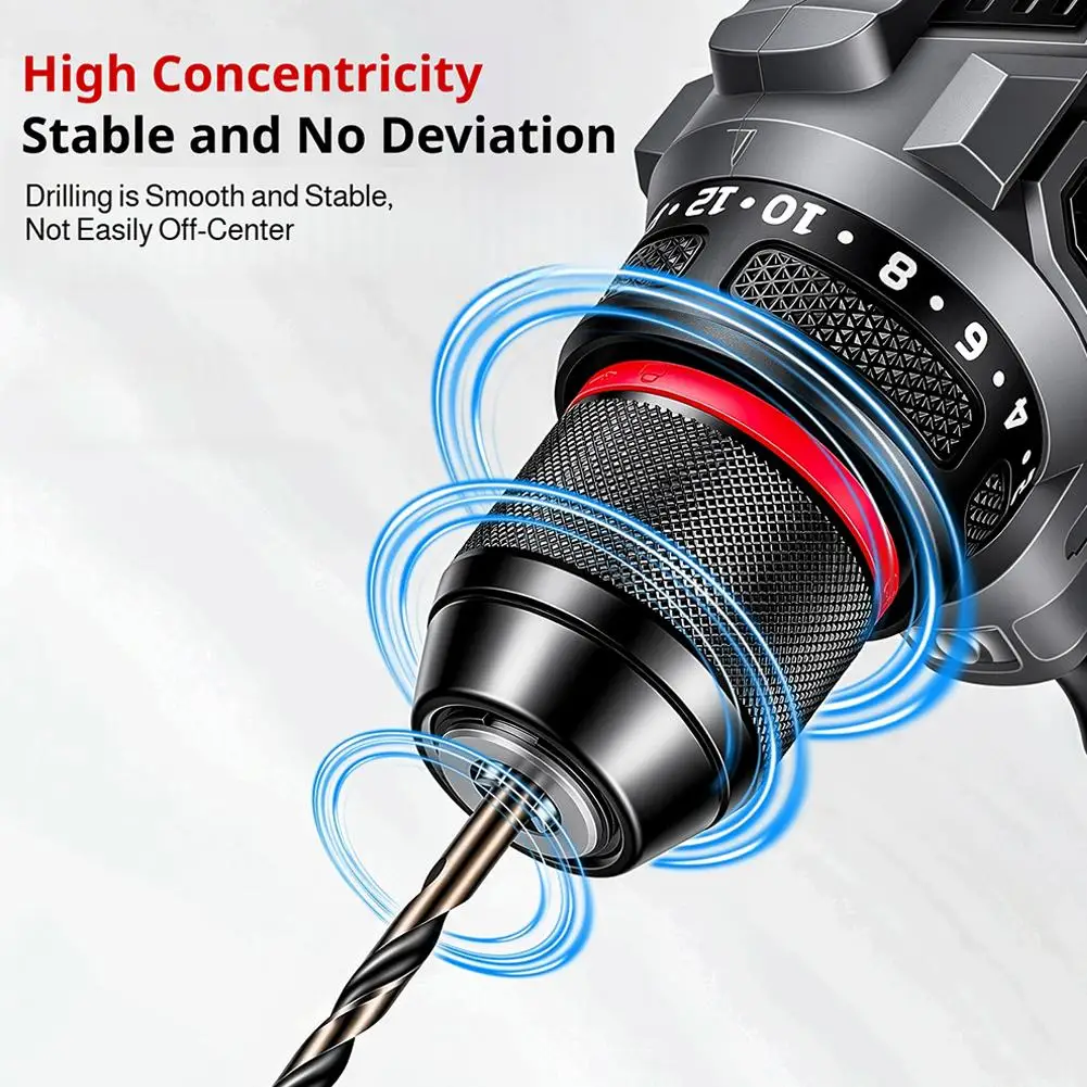 Metal Keyless Drill Chuck,0.8~10mm,1.5~13mm,3-Jaw Ratchet Self-Lock Chuck,For Electric Hand Drill,Cordless Drill&Lithium Drill