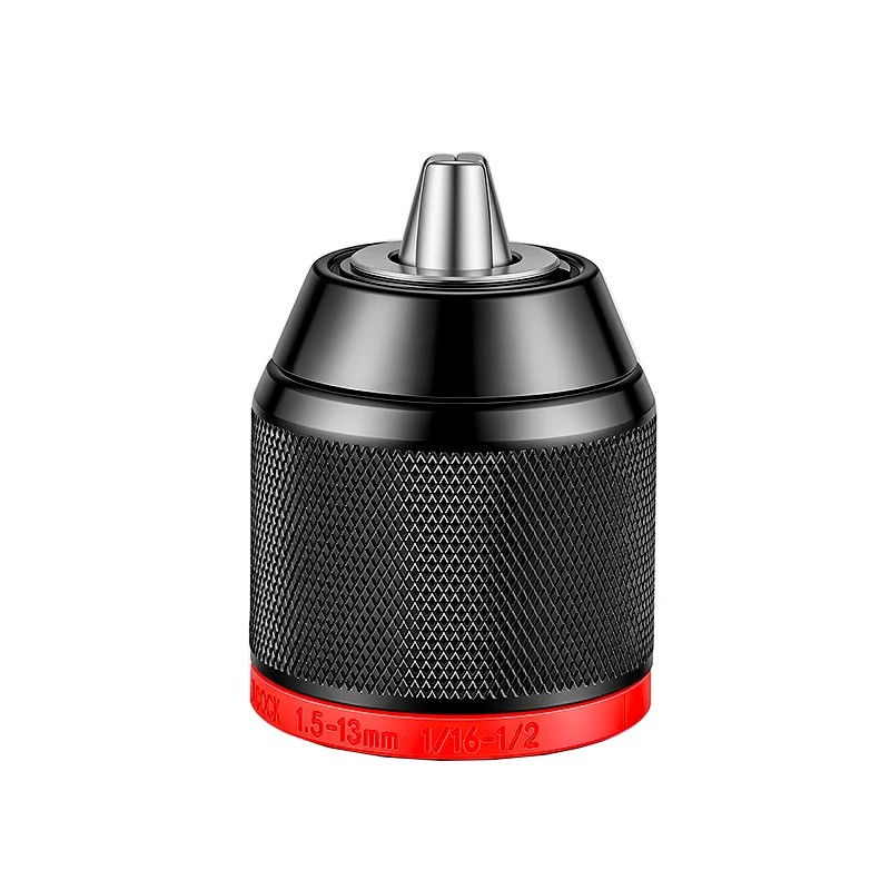 Metal Keyless Drill Chuck,0.8~10mm,1.5~13mm,3-Jaw Ratchet Self-Lock Chuck,For Electric Hand Drill,Cordless Drill&Lithium Drill