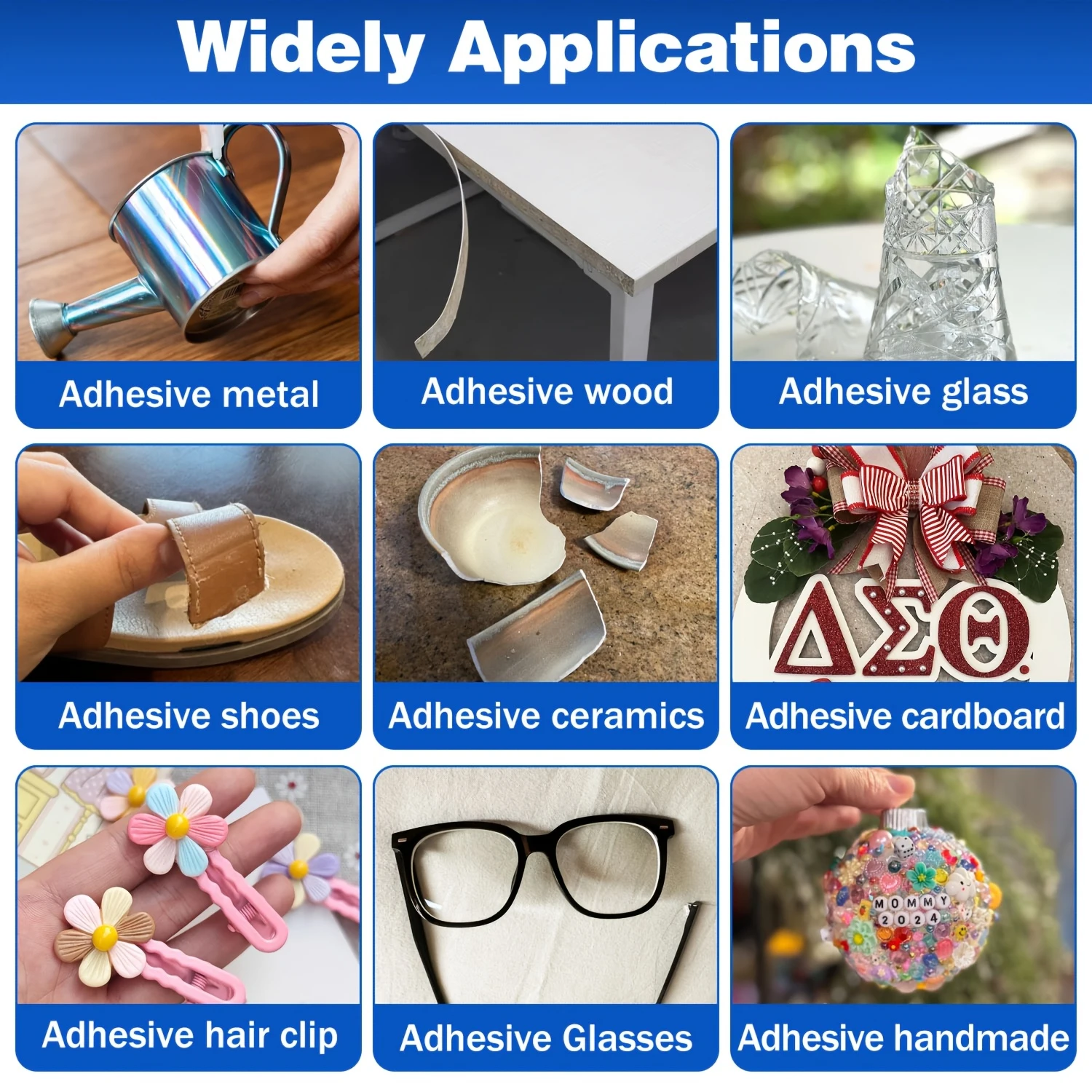 LOOLIFL 20g Universal Super Glue Quick-drying Waterproof Instant Adhesive Leather Rubber Wood DIY Metal Bond Liquid Glue Tool