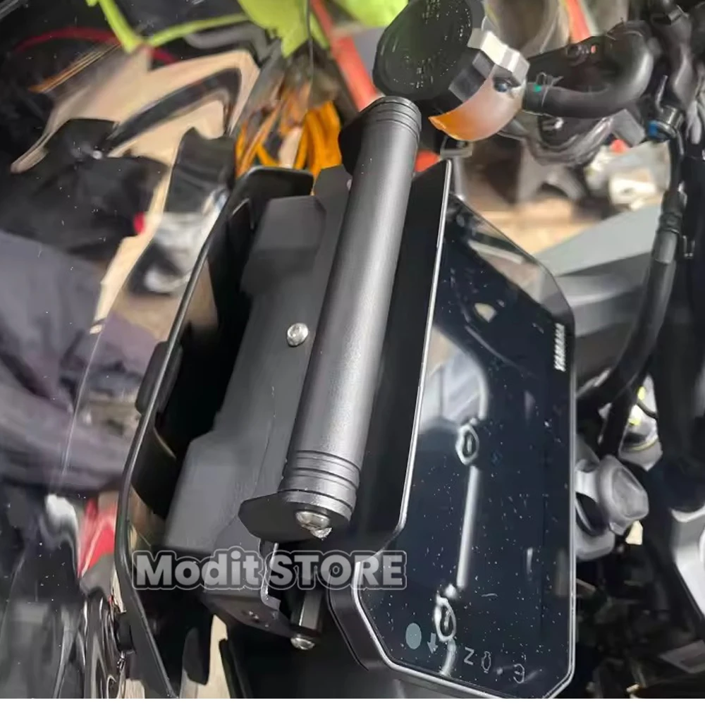 For YAMAHA 9 GT+ GT Y-AMY Tracer 9GT+ 9GT 2025 2026 Motorcycle GPS Navigation Support Phone Holder Bracket Handlebar Extension