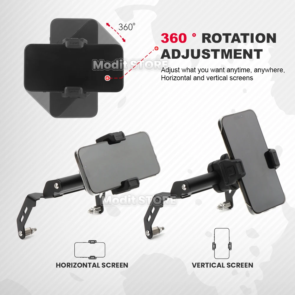 For YAMAHA 9 GT+ GT Y-AMY Tracer 9GT+ 9GT 2025 2026 Motorcycle GPS Navigation Support Phone Holder Bracket Handlebar Extension