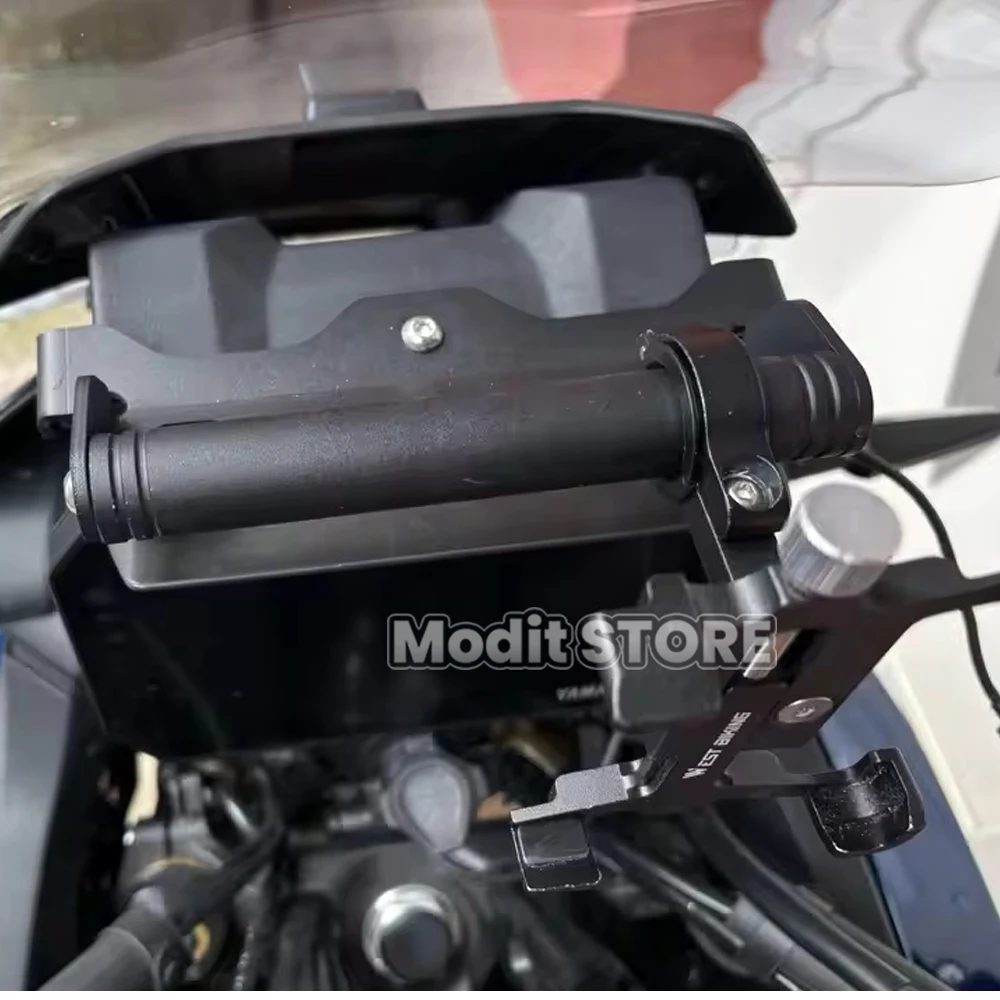 For YAMAHA 9 GT+ GT Y-AMY Tracer 9GT+ 9GT 2025 2026 Motorcycle GPS Navigation Support Phone Holder Bracket Handlebar Extension