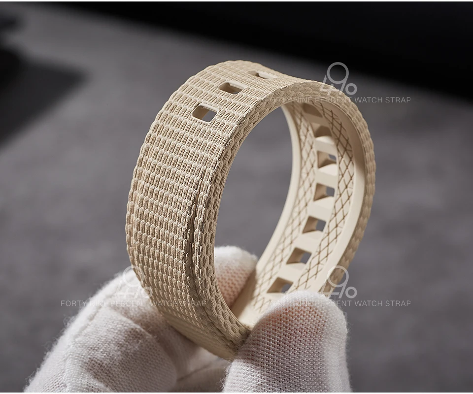 New Curved End Rubber Watch Straps 20mm Watch Belt Military 21mm 22mm FKM Watch Bands Bracelet for omega swatch Men's
