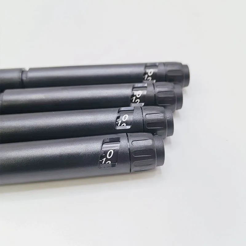 10PCS Pen Injector Disposable Sterile Injection Pens Rotary Window Adjustment Insulin/Peptide Pen Injector Kit