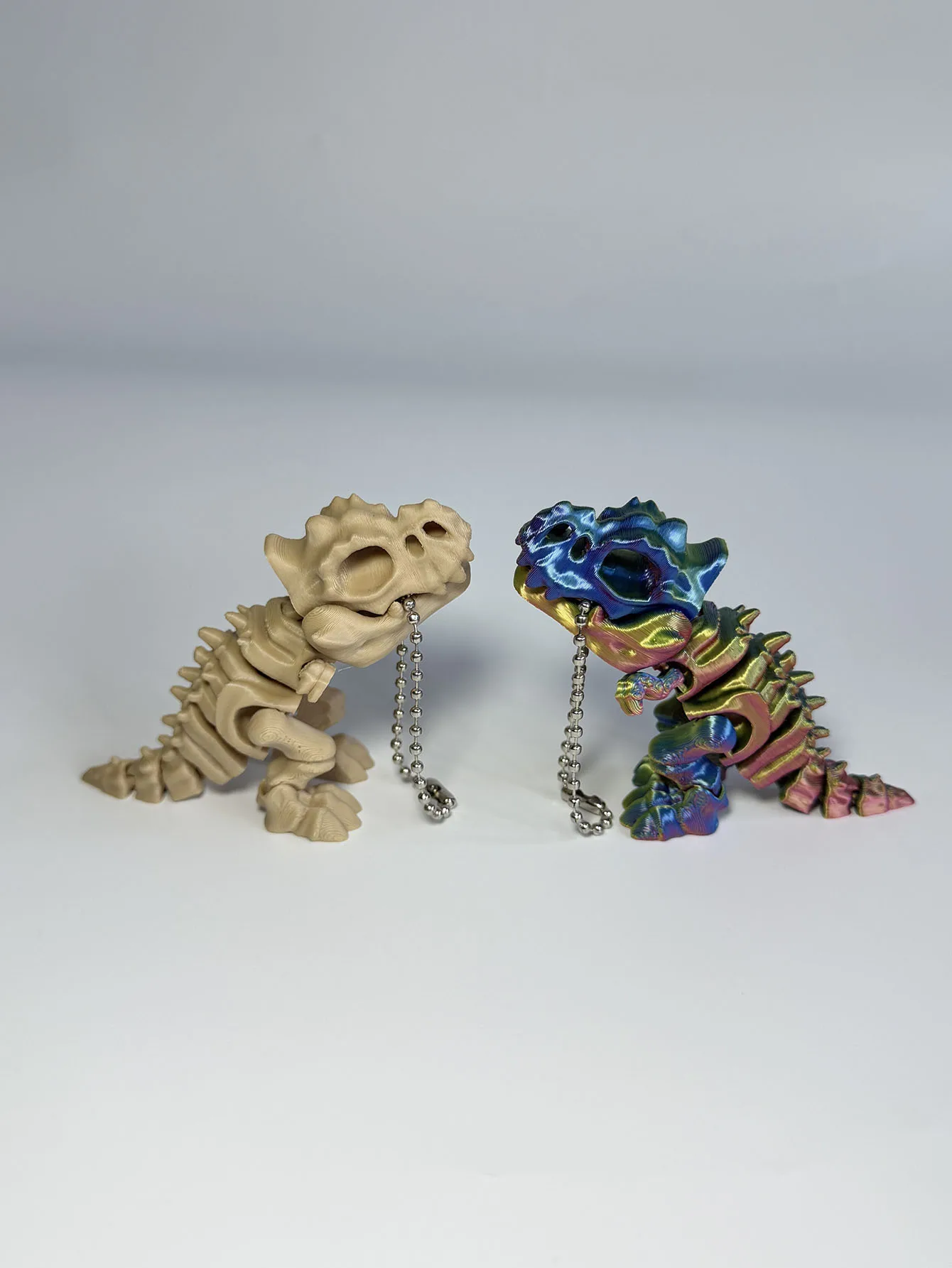1PCS Tyrannosaurus Rex Car Interior Decoration Statue Key Decoration & Children's Birthday Dinosaur Gift, Rearview Mirror Decora