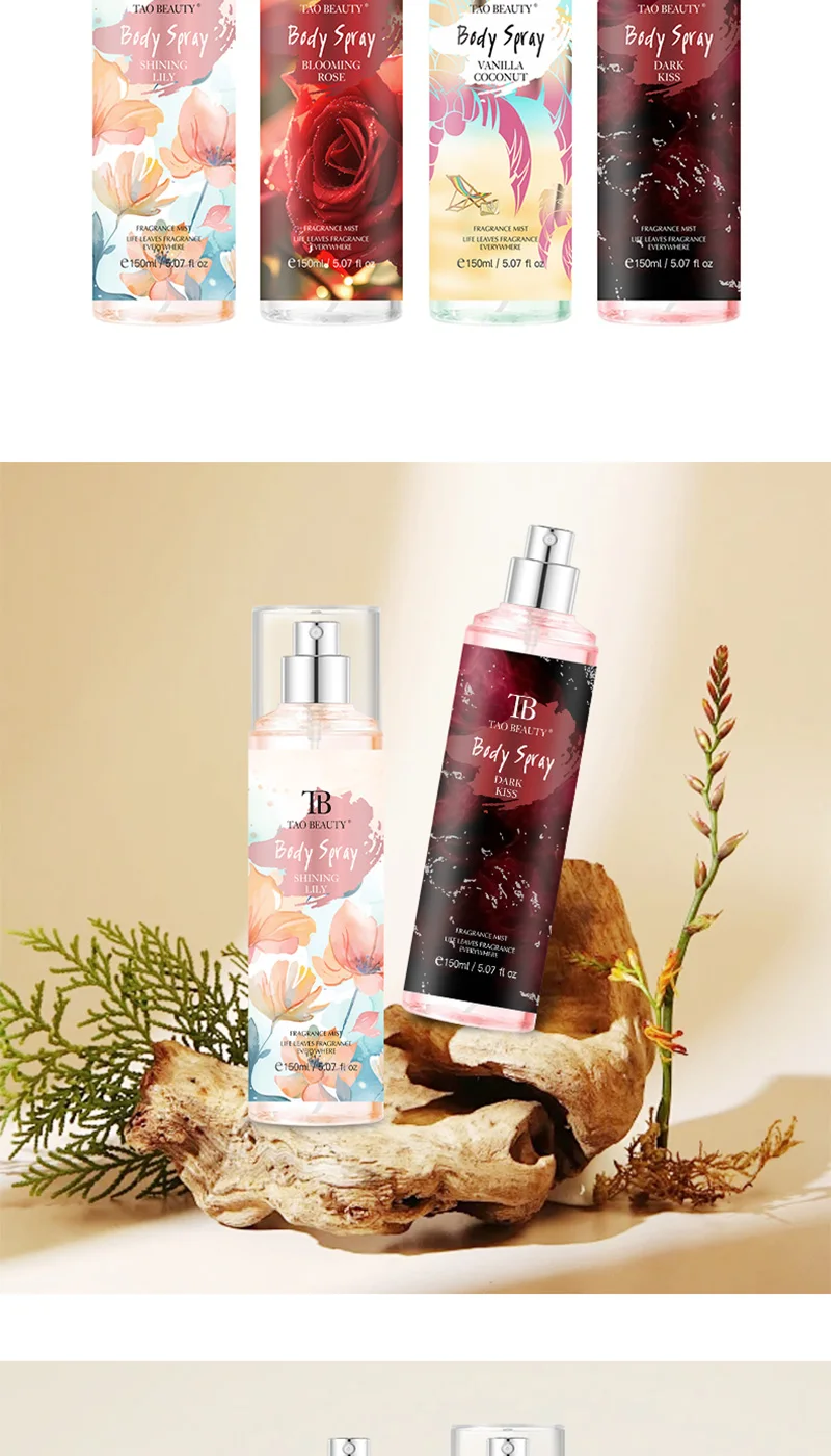 Vanilla Coconut Unisex Perfume Long-lasting Fragrance Mixed Floral Fruity Eau De Toilette 150ml Dating Deodorant Fragrance Spray