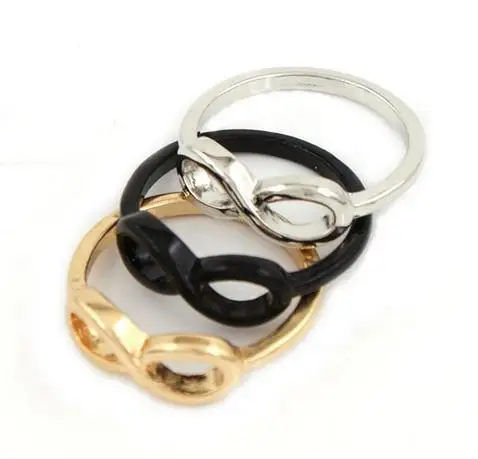 L040 Hot Minimalist Punk Vintage Bijoux Fashion Charm Infinity 8 Bracelets For Women Gift Men Chain Tiny Bangles Cheap Jewelry