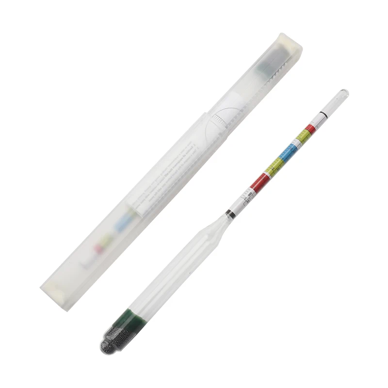 3 Scale Hydrometer For Wine Beer Cider Alcohol Testing Fitting With Home brew