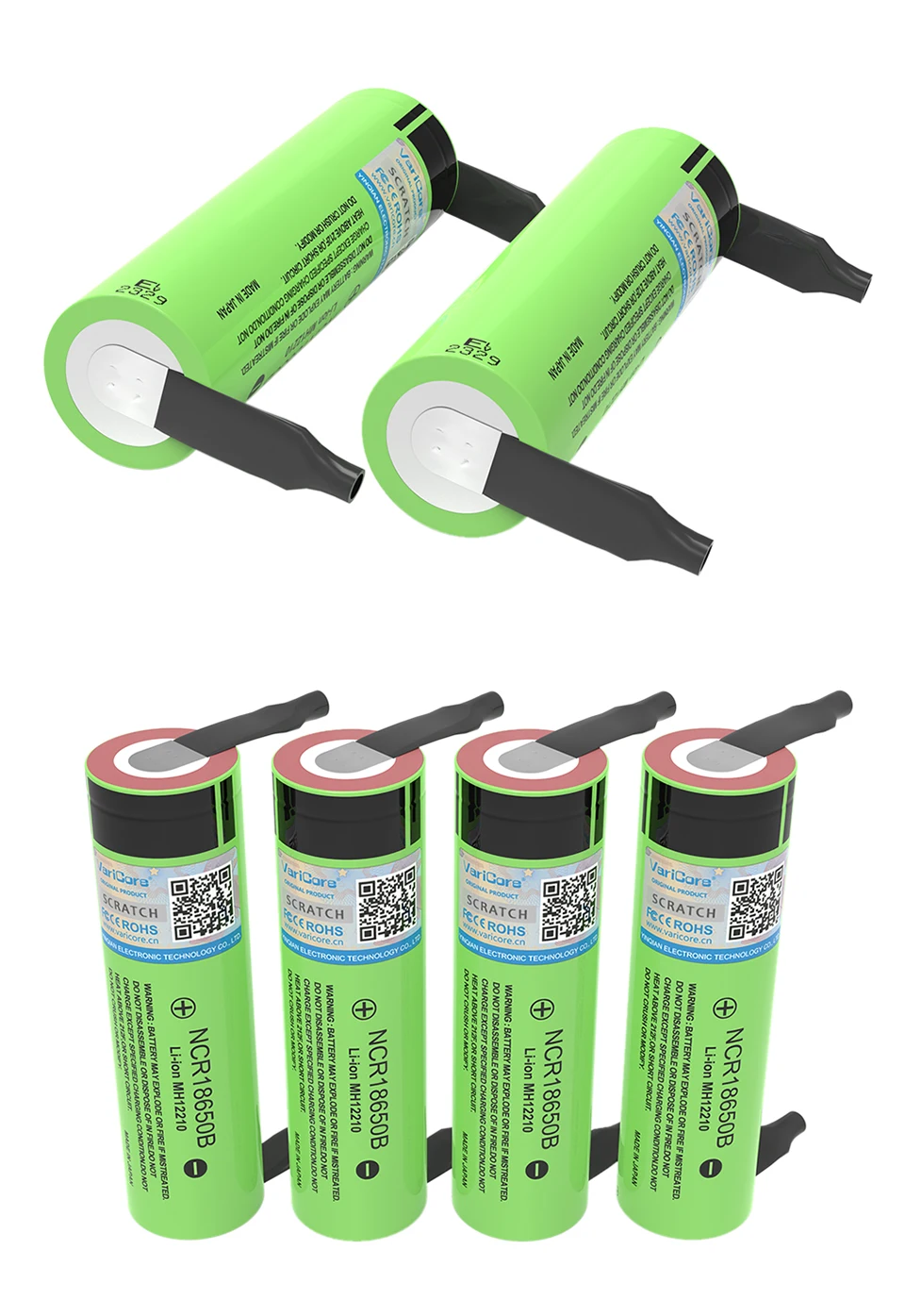 VariCore New Original 18650 NCR18650B Rechargeable Li-ion Battery 3.7V 3400mAh Batteries DIY Nickel Sheet