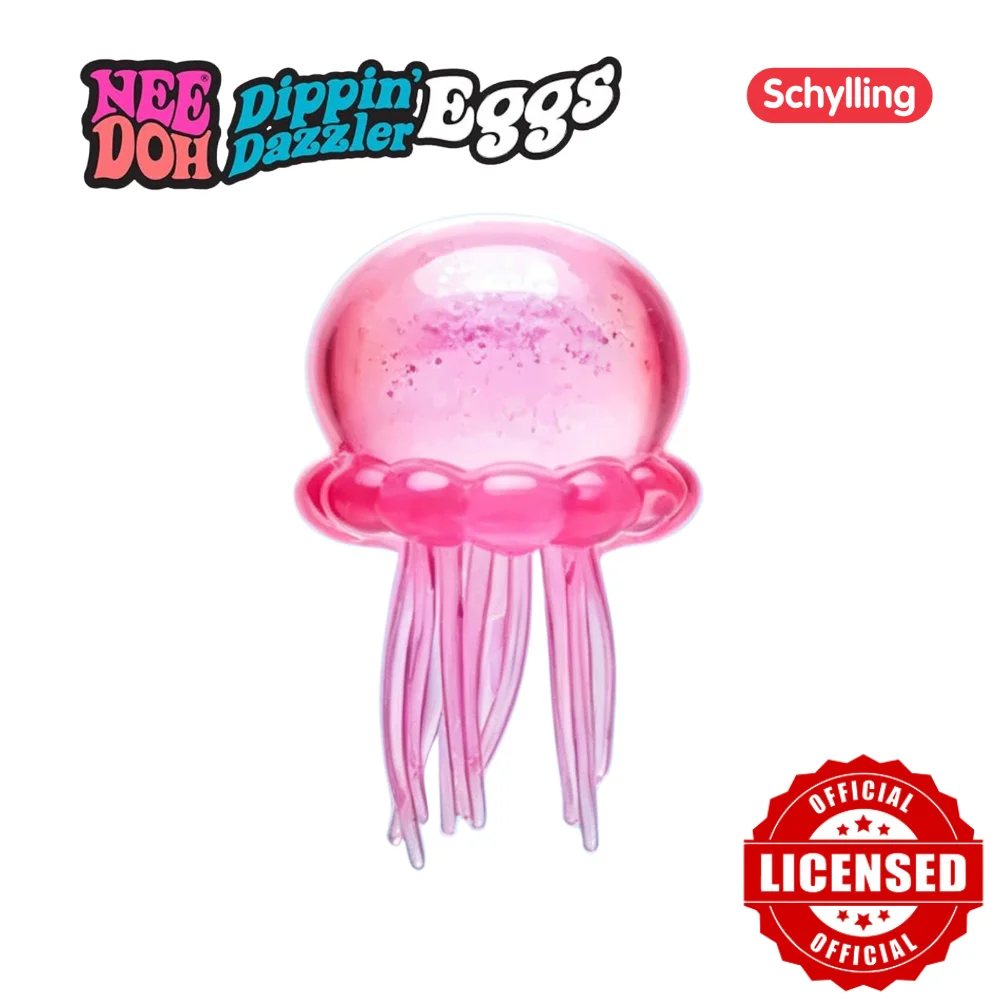 Schylling Confirmed Needoh Fuzz Ball Jellyfish Squishy Blind Box Stress Relief AntiAnxiety Squeeze Toy Party Prop Gift Wholesale