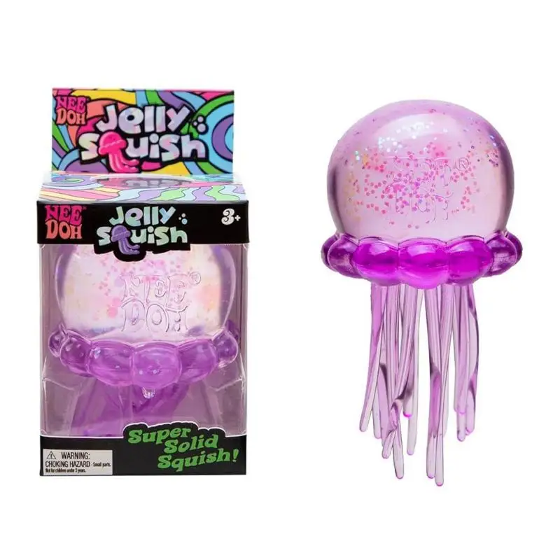 Schylling Confirmed Needoh Fuzz Ball Jellyfish Squishy Blind Box Stress Relief AntiAnxiety Squeeze Toy Party Prop Gift Wholesale