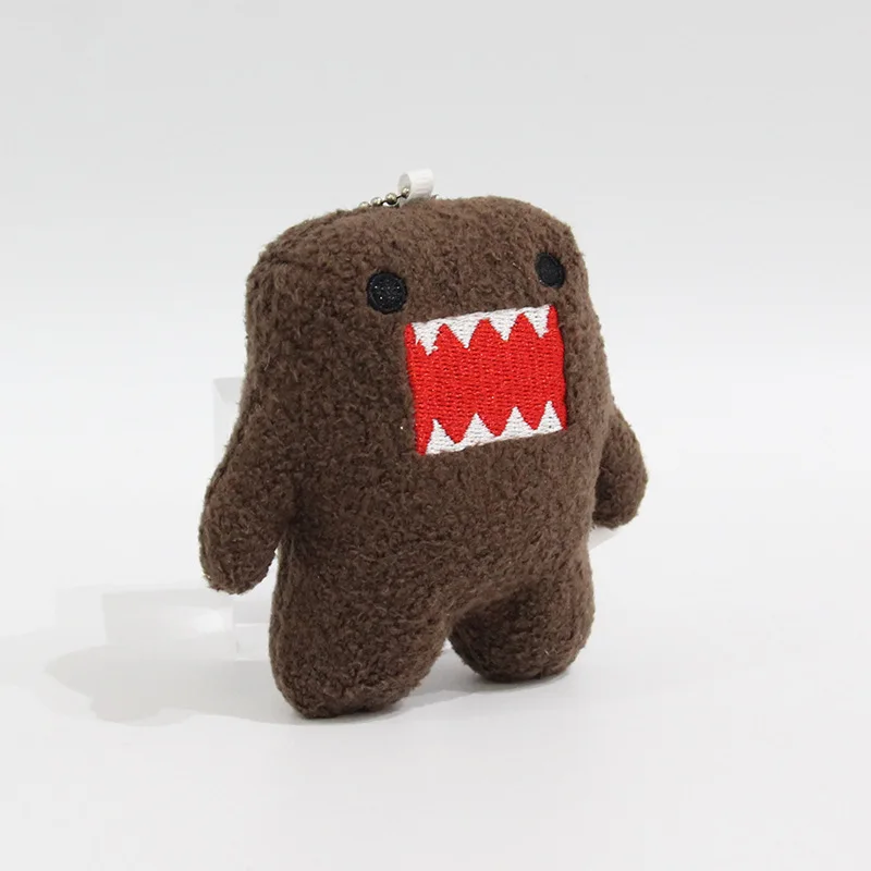 Kawaii Cute Domo Kun Plush Keychain Anime Keyring Charm for Bag Keys Gift Collection
