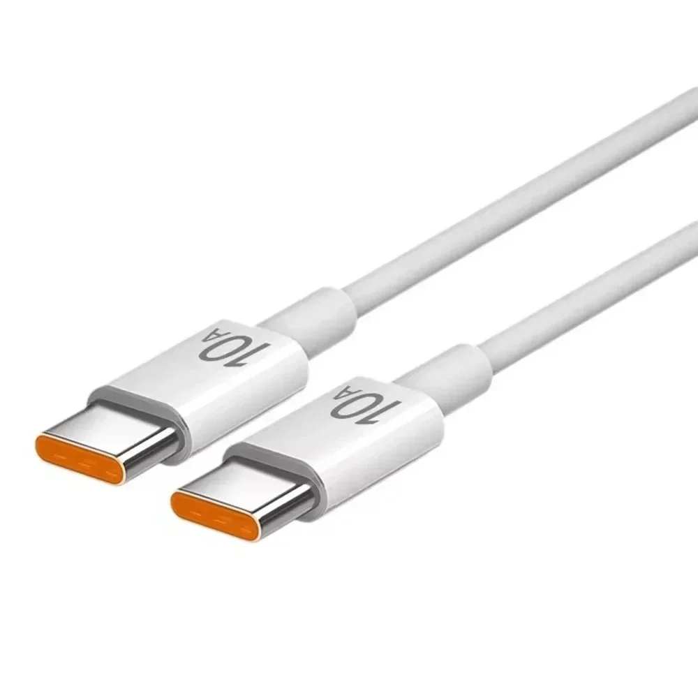 New 120W 10A Dual USB-C To Type C Super Fast Charging Data Cable For iPhone Samsung Huawei Quick Transfer Wire 0.25m/1m/2m/3m