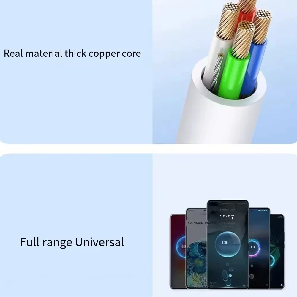 New 120W 10A Dual USB-C To Type C Super Fast Charging Data Cable For iPhone Samsung Huawei Quick Transfer Wire 0.25m/1m/2m/3m