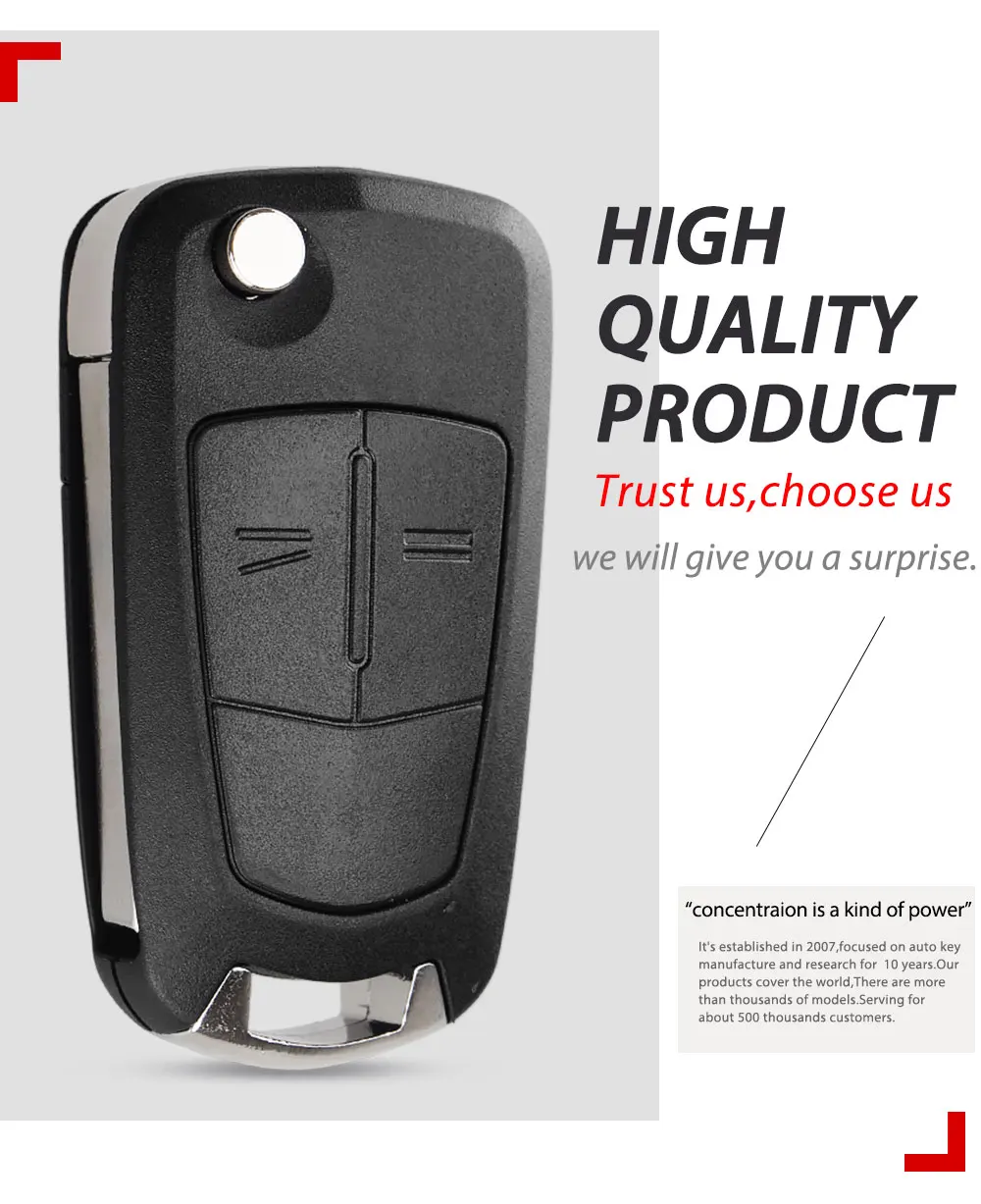 KEYYOU 2 Buttons Flip Remote Folding Car Key Cover Fob Case Shell Styling Case For Vauxhall Opel Corsa Astra Vectra Signum