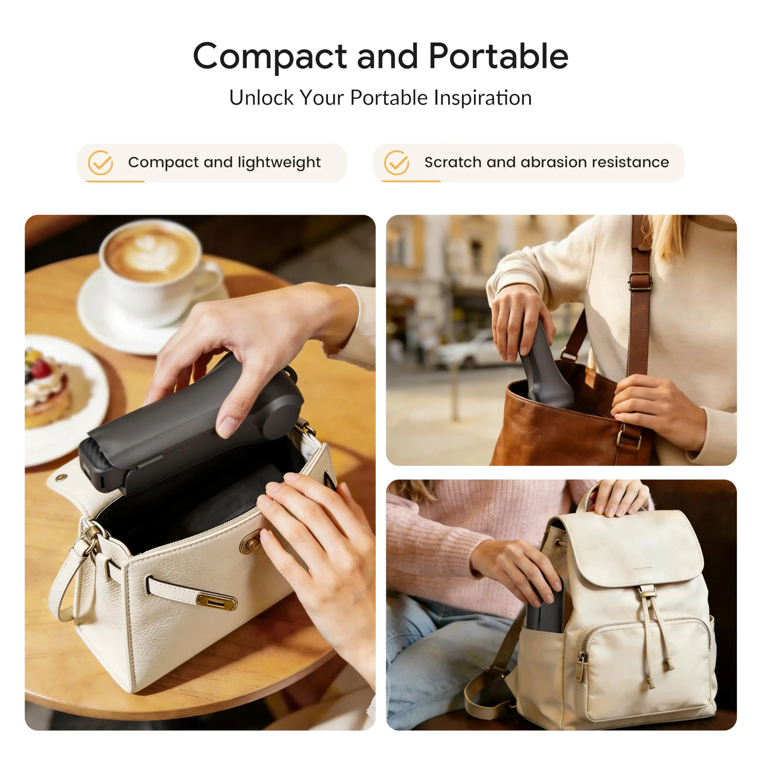 Full Protective Cover Case for DJI Osmo Pocket 4 Accessories with 3 CPL/ND Filter Slots Impact-Resistant Gimbal