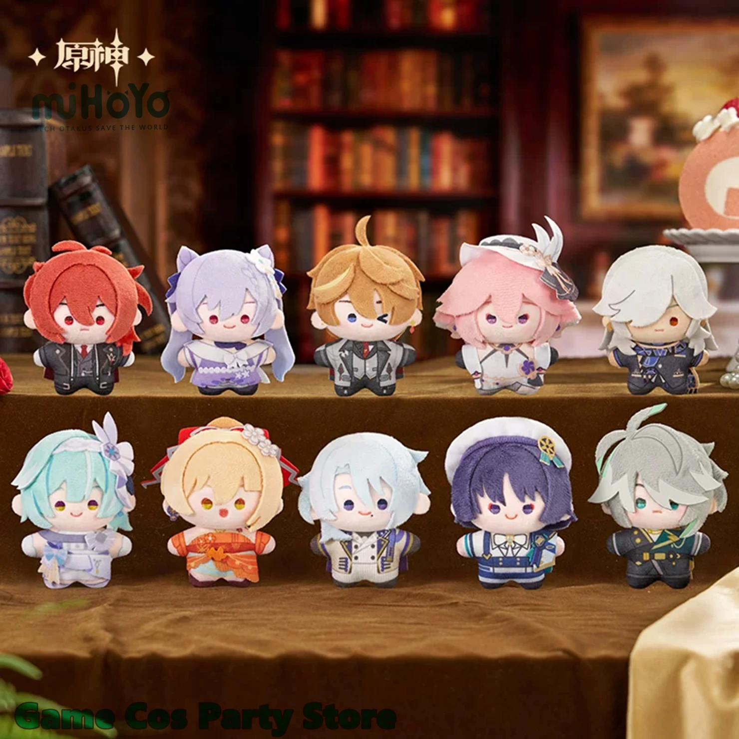 [Genuine] Genshin Impact RESPLENDENT FEAST Series Cartoon Dolls Wanderer Alhaitham Cyno Plush Pendant Anime Cosplay Xmas Gifts