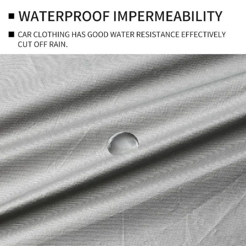 1pc Car Sunshade Cover PEVA Single-layer Car Dust Cover Waterproof Sunscreen Foldable Car Clothes Universal Automotive Products