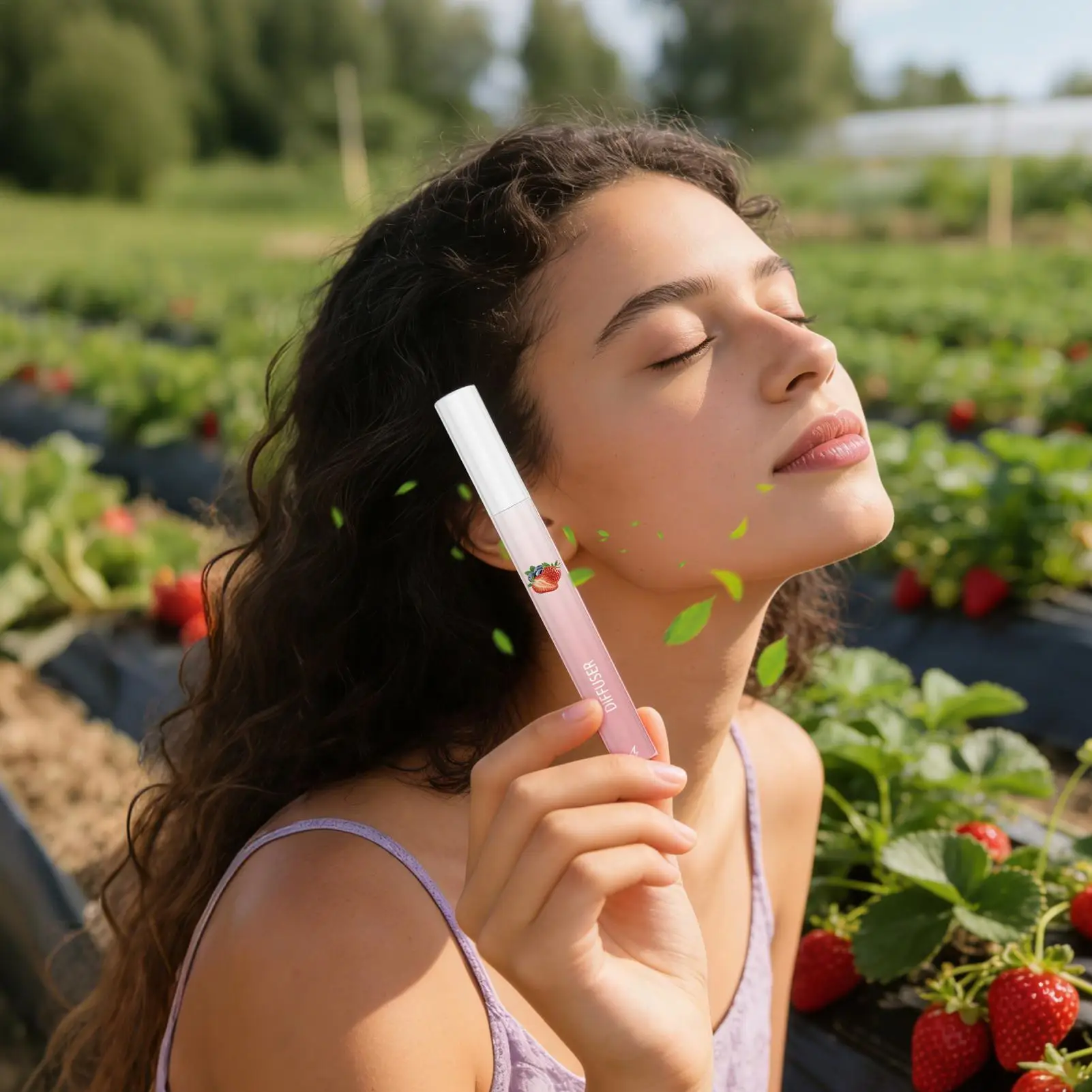 1pcDiffuser Pen Energy Boost Cleansing Personal Care Products Refreshing Fruit Lung Care Sticks For Men Women Daily Morning Work