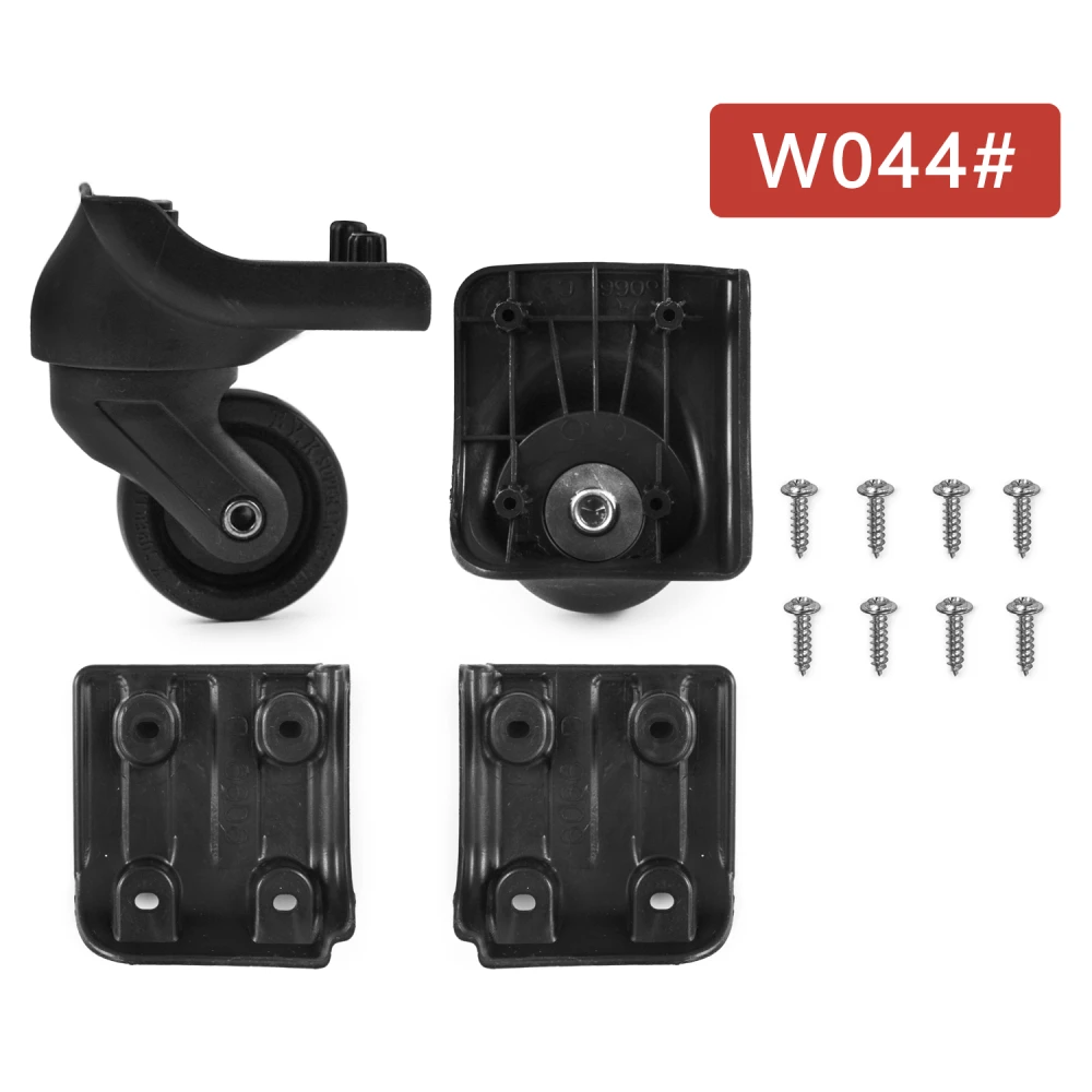 GUGULUZA 1 Pair Replacement Luggage Wheel Repair Suitcase Bag Parts Spinner Wheels Casters for Travel Case Customs Box ST0044
