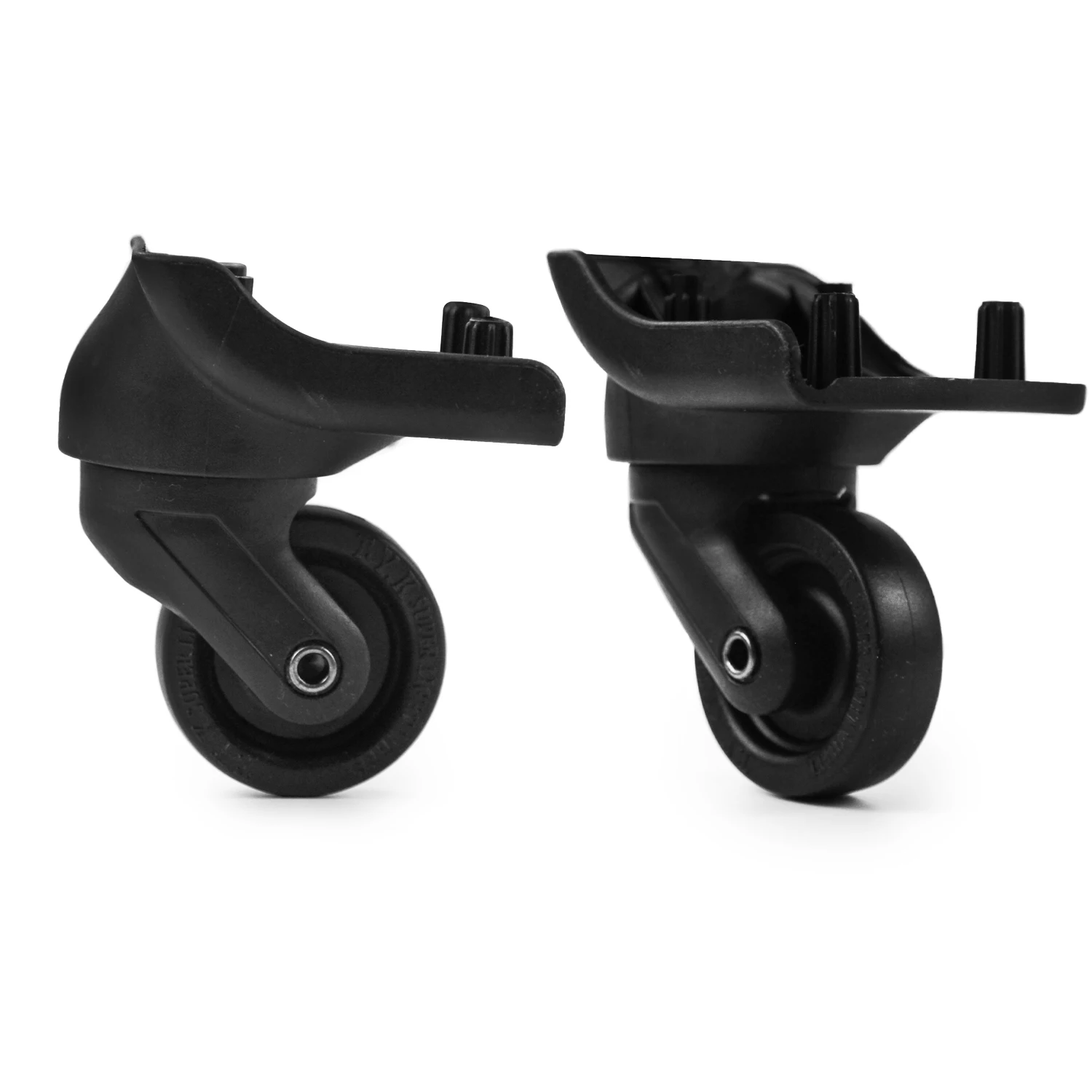 GUGULUZA 1 Pair Replacement Luggage Wheel Repair Suitcase Bag Parts Spinner Wheels Casters for Travel Case Customs Box ST0044