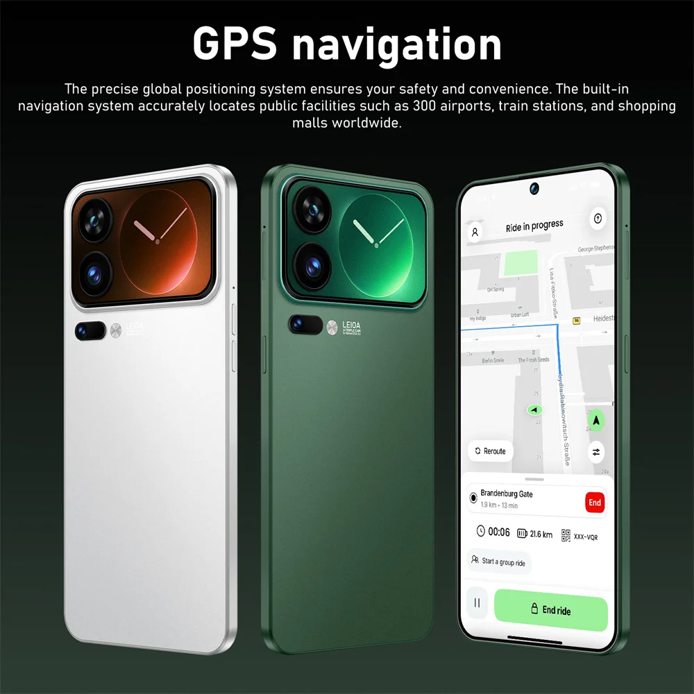 Hot New Smart Mobile Phones 7.3HD Smartphone 5G For 17 Pro Max 22G+2TB Cheap Cell Phone Unlocked Android 7800mAh Dual Sim Card