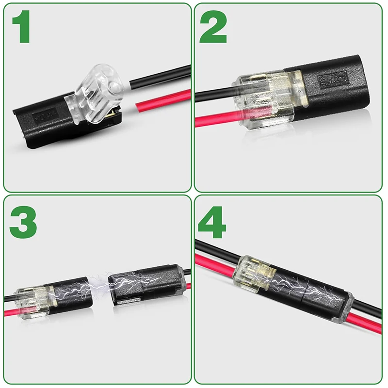 1/2/3 Pin Waterproof Sealed Automotive Electrical Connector, Dustproof Wire Terminal for Car Wiring