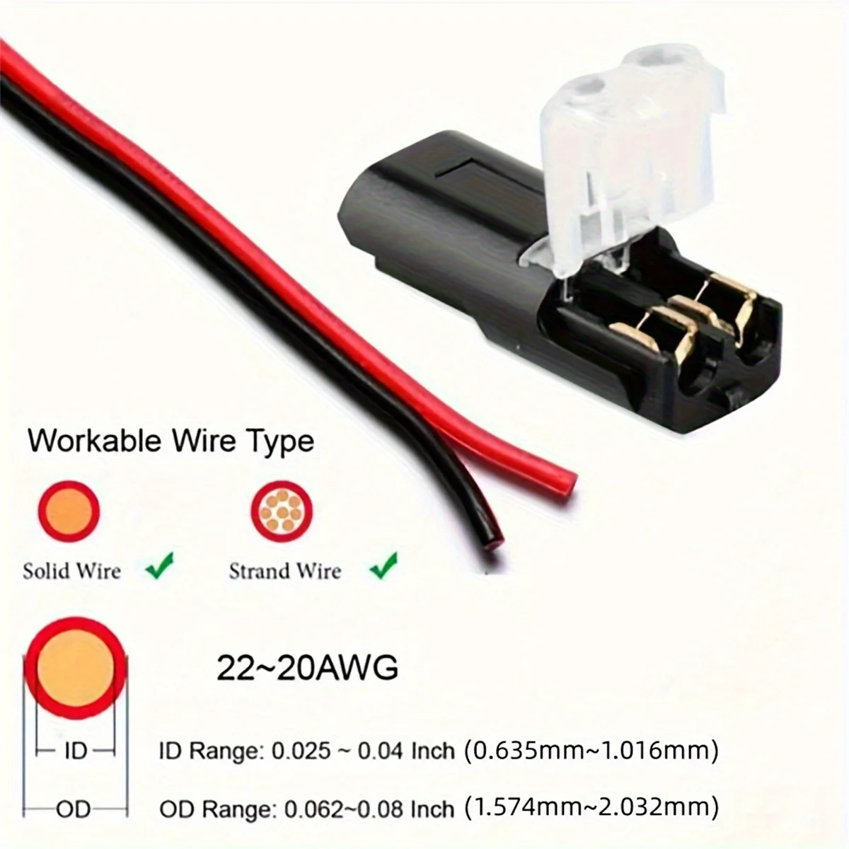 1/2/3 Pin Waterproof Sealed Automotive Electrical Connector, Dustproof Wire Terminal for Car Wiring