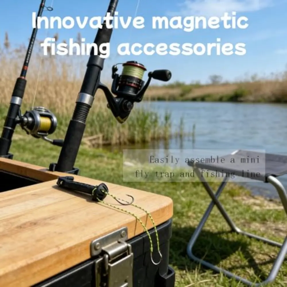 Portable Magnetic Fly Threader Multifunctional Lightweight Fly Fishing Magnetic Fly Threader Fishing Tools